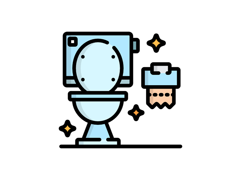 Desinfección de sanitarios y mamparas